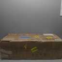 72" Trampoline for Kids with Net,6 FT Indoor & Outdoor Small Toddler Trampoline with Basketball Hoop & Dart Board for Ages 1-8, Birthday Gifts for Boys & Girls, Baby Toddler Christmas Toys (Blue/Yellow)