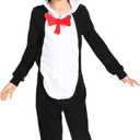 Leadtex Unisex Kids Animal Onesie Cat Costume, Girls Boys Halloween Costumes Cat Animal Onesie for kids (6-8 years)