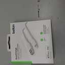 Belkin BoostCharge Lightning Cable - 6.6ft/2M - MFi Certified Apple iPhone Charger USB to Lightning Cable - iPhone Cable - iPhone Charger Cord - Apple Charger - USB Phone Charger - White