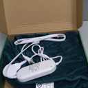 Immtree Weighted Heating Pad for Period Cramps, 29" x 24" Extra Large Electric Heated Pads 7 lbs, Back Shoulder Knee Abdomen Pain Relief, Soft Warm Heavy Lap Blanket, Dark Green