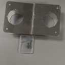 Lock and Door Reinforcement Plate 1-3/4-Inch Thick by 2-3/8-Inch Backset 2-1/8-Inch Bore Doors Reinforce Repair Stainless Steel Home Security Plate Add Security to Your Home(2 Pcs)