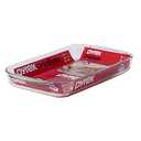 PYREX OBLONG BAKE DISH CLR, 3Qt|2.8 L