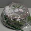 Christmas Wreath -24 Inch Real Touch Norfolk Pine Wreath for Front Door, Christmas Wreath with Lights, Greenery Wreath with Ribbon Bell for Home Table Wall Window Indoor Outdoor Christmas Decoration (24" x 1)