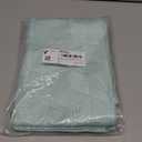 Smiry Rectangle Thanksgiving Tablecloth, 52x70 Inch Fall Waterproof Damask Table Cloth, Autumn Leaves Fabric Jacquard Table Covers for Harvest Parties, and Holiday Dinner, Turquoise