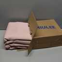 MIULEE Light Pink Room Darkening Curtains Thermal Insulated Drapes Solid Window Treatment Set Grommet Top Light Blocking Blackout Curtain for Living Room/Bedroom 2 Panels 52 x 84 inch Baby Pink