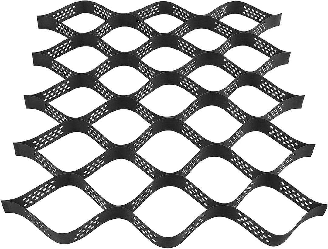 3" Depth Ground Grid,Geo Grid, Gravel Grid, Geogrid for Retaining Wall,1885 Lbs per Sq Ft Load, for Patios Pavements Landscaped Car Parks Gardens Slopes