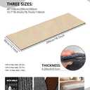 Cat Wall Scratcher Mat, Anti Cats Scratch Furniture Couch Carpet Corner Protector for Indoor, Trimmable Cat Scratching Pad Board Sofa Replacement Deterrent from Cats Claws (Khaki, 78.7x15.8In)