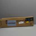 Matte Black Round Barn Door Handles 12"/24"/36"/48"/59'', Pull Push Long French Door Handle Double Sided, Large Front Exterior Shower Door Pull Handles