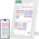 Smart Digital Calendar, 10.1" HD Smart Touch Screen Home Interactive Electron Calender WiFi Planner,Meal Schedule, Duty Chart,Achievement Rewards- Built-in Digital Photo Frame Function