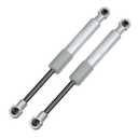 X AUTOHAUX 2pcs 8inch 200N/44Lbs Gas Struts Shocks Lift Supports Lid Supports Lid Stay Silver Tone RV Cabinet Lift Support