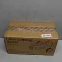 LE TAUCI Stackable Cappuccino Cups 6 oz with Saucers and Stand, Ceramic Embossed Coffee Mugs for Espresso Au Lait, Latte, Cafe, Mocha,Tea, Dishwasher Oven Safe - Set of 4, Arctic white