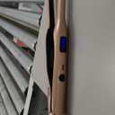 3/10 Inch Pencil Flat Iron, Small Flat Irons for Short Hair, Beard and Pixie Cut, Mini Hair Straightener Small Ceramic with Adjustable Temperature, Include Glove (Rose Gold)