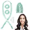 BABYSHEEP Satin Heatless Curling Set - Overnight Soft Curling Rod Headband for Long and Medium Hair - No Heat Curlers