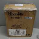 Niceday Steppers for Exercise, Stair Stepper with Resistance Bands, Mini Stepper with 300LBS Loading Capacity, Hydraulic Fitness Stepper with LCD Monitor