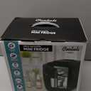 Cooluli Mini Fridge for Bedroom - Car, Office Desk & Dorm Room - Portable 4L/6 Can Electric Plug In Cooler & Warmer for Food, Drinks, Skincare Beauty & Makeup - 12v AC/DC & Exclusive USB Option, Black