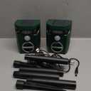 2 Pack Solar-Powered Ultrasonic Animal Repellent Outdoor, Deer Repellent Devices with Motion Sensor, Waterproof Deer, Cat, Raccoon, Coyote, Rabbit Deterrent for Yard, Garden, Farm