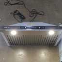 IKTCH 30-inch Wall Mount Range Hood 900 CFM Ducted/Ductless Convertible, Kitchen Chimney Vent Stainless Steel with Gesture Sensing & Touch Control Switch Panel, 2 Pcs Adjustable Lights(IKP02-30'')