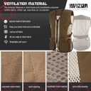 Avizon Adjustable Shooting Vest, Unisex Mesh Shooting Range Vest with Moveable Shoulder Pad for Adults, M/L