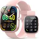 Smart Watch for Women (Answer/Make Call), 1.91" Smartwatch Fitness Activity Tracker, 100+ Sports Modes/Heart Rate/Sleep Monitor/Pedometer/Calories, IP68 Waterproof Fitness Watch for Android iOS
