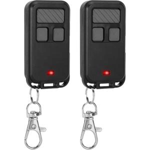 2 for Liftmaster Chamberlain Craftsman Garage Door Opener Remote 890Max 893MAX 893LM 371LM 373LM G953EV-P2, Key Chain Garage Door Opener Remote for Purple Red Yellow Orange Green Learn Buttons