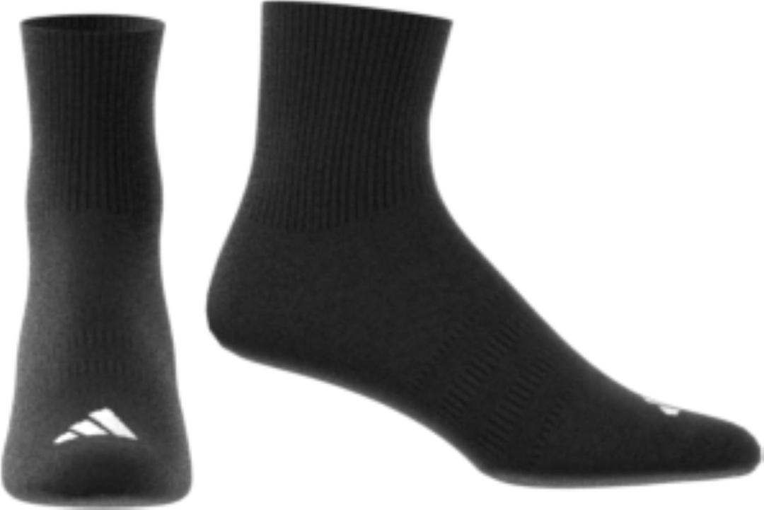 adidas mens Half Crew Solid Socks (12.5-15, Black)
