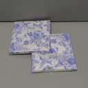 50 Count Blue White Floral Paper Napkins, Disposable Elegant Cocktail Napkins with Hummingbird and Flower Design for Wedding, Bridal Shower, Baby Shower, Birthday, Tea Party, Garden Table Decorations