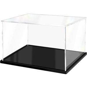 Acrylic Display Boxes for Collectibles Assemble Clear Acrylic Box Dustproof Protection Glass Case for Display Action Lego Figures Doll (10x6x6 inch; 25x15x15 cm)