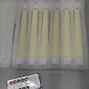 Eywamage Short Ivory Flameless Taper Candles with Remote, Flickering Battery LED Wax Candlesticks Set of 6