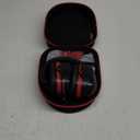 Yewltvep Shooting Ear Protection Gun Range Ear Protection with Earmuffs, Gun Safety Glasses, Earplugs, Hard Storage Case (Red)