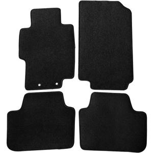FREEMOTOR802 Nylon Car Floor Mats Carpets Liner, Fits 2004-2008 Acura TSX, Factory Fitment Auto Interior Accessories Replacement Non-Slip, Black 4PCS