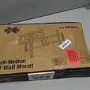 Full Motion TV Wall Mount for Most 37"-84" Flat Screen TV, Swivel or Tilt TV Wall Bracket with Dual Articulating Arms, for 12"-16" Wood Studs, Max VESA 600x400mm, Load 120 lbs by USX MOUNT