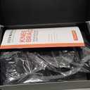 HALIDODO Red Light Therapy & Vibration Massage Knee Brace - Wireless Rechargeable Controller, 660nm & 850nm Red Light Therapy Heated Device for Knee/Joint/Elbow/Shoulder. (Black)