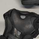 Rollerblade Skate Gear 3 Pack Protective Gear, Knee Pads, Elbow Pads and Wrist Guards, Inline Skating, Multi Sport Protection, Unisex, Black (Medium)