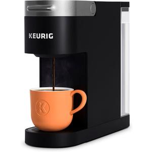 Keurig K-Slim Single Serve K-Cup Pod Coffee Maker, Multistream Technology, 3 Brew Sizes, Slim and Sleek Design, 46oz Removable Reservoir, Black
