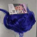 Blue Bob Wig With Bangs 12 Inch Royal Blue Wig Short Synthetic Fiber Bob Wigs for Women Short Bob Wigs and Halloween Cosplay Wig for Daily Life Colorful Wigs With One Cap (Blue)