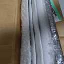 No Drill Roman Shades for Indoor Windows,31" W x 48" H,Gray