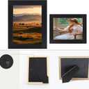 12 pack Picture Frames Gallery Wall Frame Set Wall Art Decor for Home Decoration,Hanging or Tabletop Display,Include Multi-Size with Four 8x10, Four 5x7, Four 4x6. (Black)