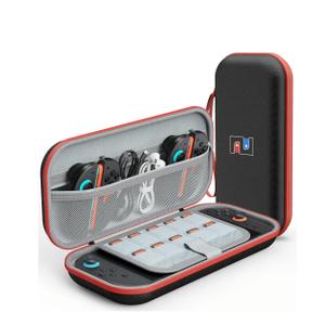 DIGIROOT Switch Case for Nintendo Switch 2 (2025) and Switch / OLED, Portable Travel Carrying Case, Slim Hard Shell Protective for Switch 2 Accessories with 10 Game Card Slots