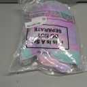 Mudder 2 Pcs Faux Fur Rug, Heart Shaped Rugs, Fluffy Decorative Mat for Room Home Chair Side, Desk Feet, Nursery, Photo Background & Valentine Decor, 12 x 16 Inch(Pink, Purple, Green)