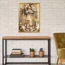 3 x JFYHAB Candle Diamond Art Kits for Adults, Christmas Diamond Painting Kits for BeginnerCandle DIY 5D Full Drill Diamond Dots Crafts for Home Wall Decor Gifts 12x16 Inch