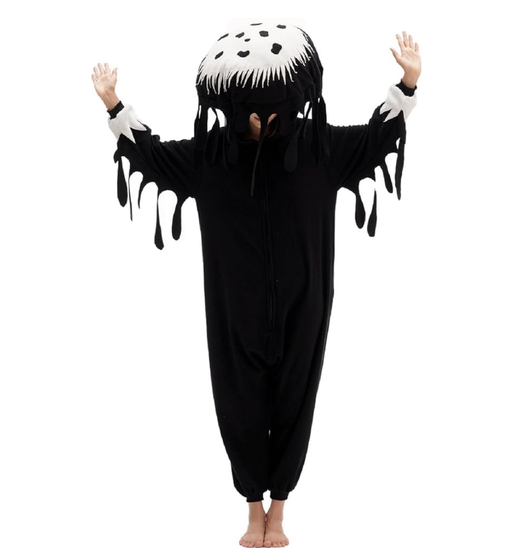 Animal Pajamas Mushroom Onesie Adult Mushroom Costume Fun and Comfy Adult Onesie for Women and Men, Size M