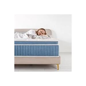 Queen Mattress - 12 inch Hybrid Mattress Queen Size in a Box, Memory Foam Mattress with Pocket Springs, Medium Firm, Pressure Relief & Motion Isolation, CertiPUR US Certified
