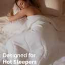 Cooling Comforter King/Cal King Size - Cooling Blanket for Hot Sleepers and Night Sweats - Summer Comforter for King/Cal King Size Beds - Soft, Breathable Cold Blanket for Sleeping - 104x90 (White)