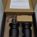 IRONZON Fingerprint Door Knob Fingerprint Door Lock with App Control Smart Door knob for Bedroom, Biometric Door Lock for Apartment Office and Garages (Black)