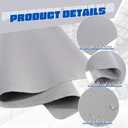 Drydiet 1 Pcs 24 x 48'' Work Bench Mat, PU Work Mat, 1.6 mm Thick, White