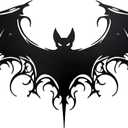 Gothic Bat Wall Decor  Halloween Dark Goth Gifts Metal Decorations for Indoor & Outdoor | Spooky Gothic Wall Art, Halloween Decor & Bats Art for Goth Home, Halloween gothic gifts