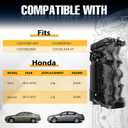 Engine Valve Cover 12310RDFA01 123105A2A01 with Gasket Compatible with 2013-2017 Honda Accord, 2015-2019 CR-V CRV, Fit for L4 2.4L Gas (K24W1).