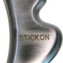STICKON Stainless Steel Gua Sha Scraping Massage IASTM Soft Tissue Mobilization Tool (B Shape)