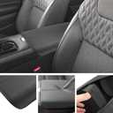 SXCY for 2025 2026 Nissan Murano Armrest Cover for 2025 2026 Nissan Murano Accessories 2025 2026 Murano Center Console Cover 2025 2026 Murano Middle Console Cover (Thin Cover with Black Line)