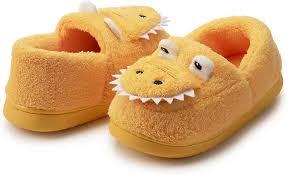 YELLOW SHARK KIDS SLIPPERS 140